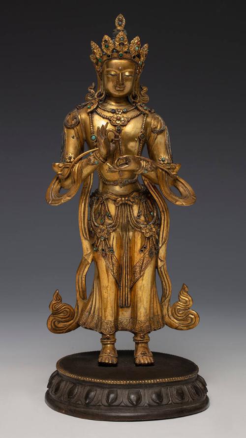 Pair of Standing Bodhisattva