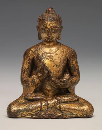 Seated Buddha Displaying Teaching Gesture
