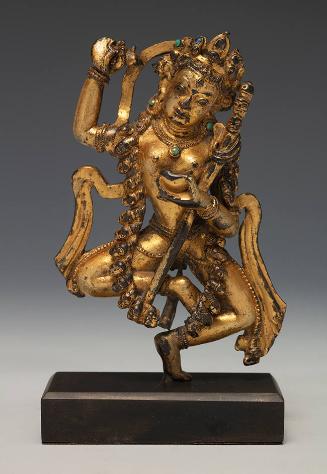Dancing Vajravarahi, Buddhist Wrathful Goddess