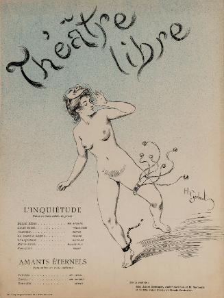 Program for Le Théâtre Libre (Amants éternels)