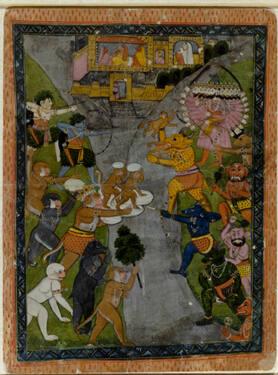 Battle Between Rama and Ravana