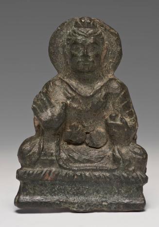 Buddha Shakyamuni Displaying the Gesture of Reassurance (abhaya mudra)

