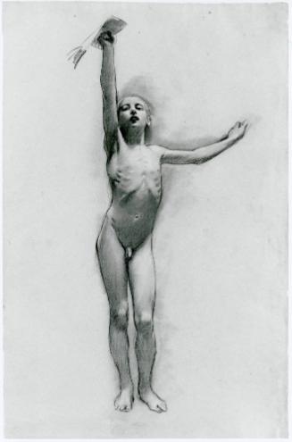 Nude Youth with Extended Arm