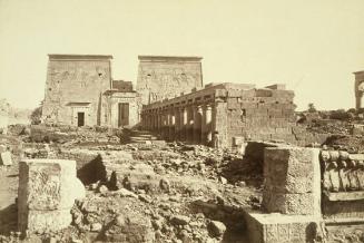 Untitled (Colonnades and First Pylon, Philae)