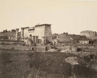 Untitled (Foremost Structures, Medinet-Habu, Thebes)