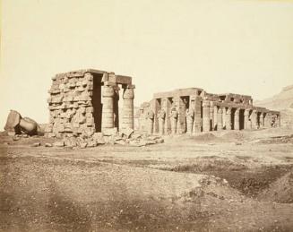 Untitled (Temple at Qurna, Thebes)