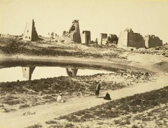 Untitled (View of Karnak, Thebes, and "Sacred Lake")