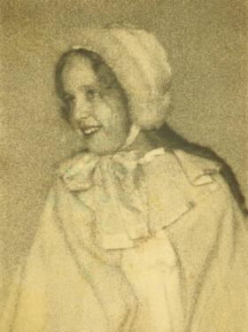 Edith (smiling young girl in bonnet)