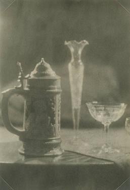 Stein, Vase and Wine Goblet