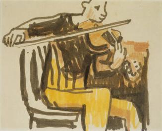 Seated Violin Player