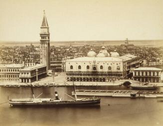 General View of Venice Showing Ducal Palace Bridge of Sighs