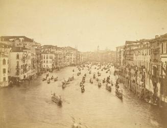 The Grand Canal on a Festival Day, Venice