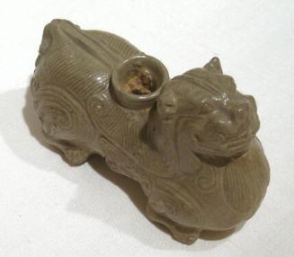 Vessel in Form of Crouching Lion