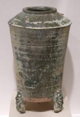 Model of a Granary Jar with Bear-Shaped Feet