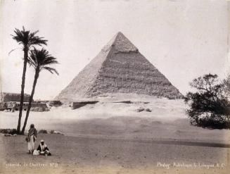 Pyramide de Cheffren (a) and Bord du Nile (b)