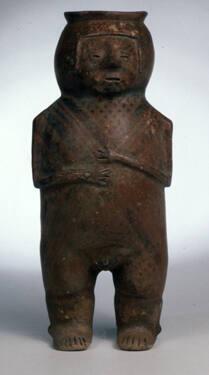 Vessel in the form of a standing man