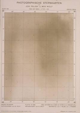Plate 606: Star Map (Photographische Sternkarten)