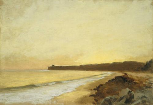 Sketch for "California Coastline," Coal Oil Point