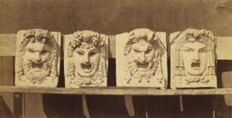 Masks, Below the Loggia on the Facade of the New Opera House, Paris (Masques des consoles. Baies de la loggia (Façade...