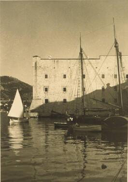 Untitled (Harbor and Sailing Boats)