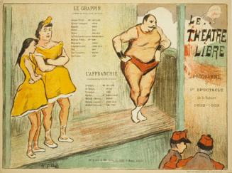 Program for Théâtre Libre (Le Grappin)