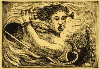 Untitled (Prisoner and creature)