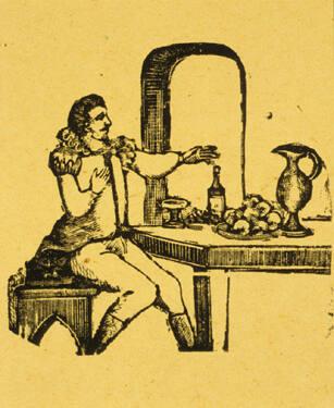 Untitled (Man seated at a table)