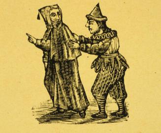 Untitled (Two men--one is wearing a cape)