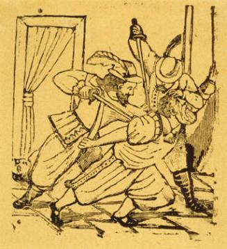 Untitled (Two men stabbing another man)