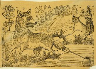 Untitled (Fox with tail tied to a sinking jug)