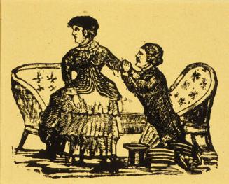 Untitled (Man courting a woman)