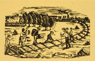 Untitled (Men working on a railroad)