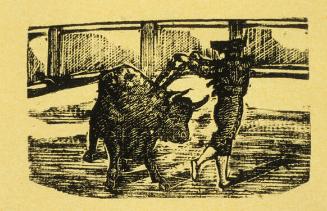 Untitled (Matador stabbing bull)
