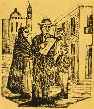 Untitled (Four people in a city scene)