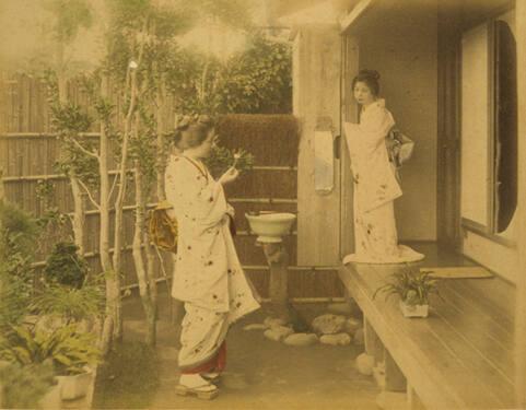 Untitled (Two Women in a Garden)