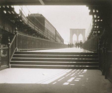 Vanishing Point II: Brooklyn Bridge from New York Side, New York