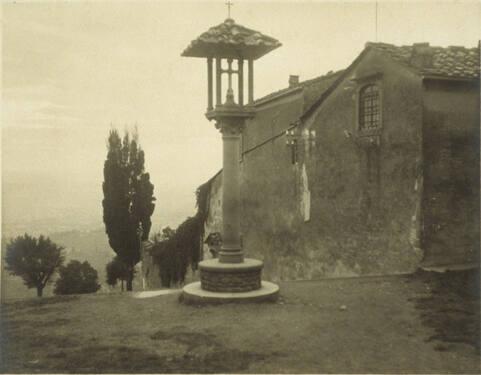 Untitled (View of a Shrine on a Hill)