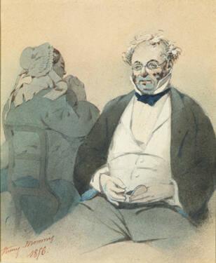 Double Self-Portrait as M. Prudhomme and Mme. Desjardins