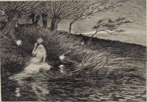 Woman on Rock