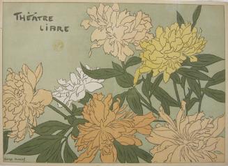 Program for Théâtre Libre (Chrysanthèmes)