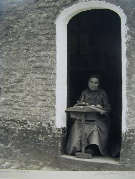Lacemaker in the Beguinage, Bruges