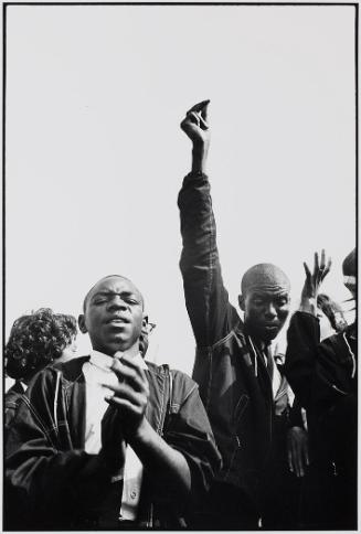 Singing Group at the March on Washington.  Basis for the SNCC Poster, "Now"