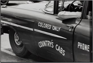"Colored Only" Taxi, Birmingham, Alabama