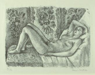 Reclining Nude with Louis XIV Screen (Nu couché au paravent Louis XIV)