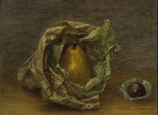 Pear in Paper Bag