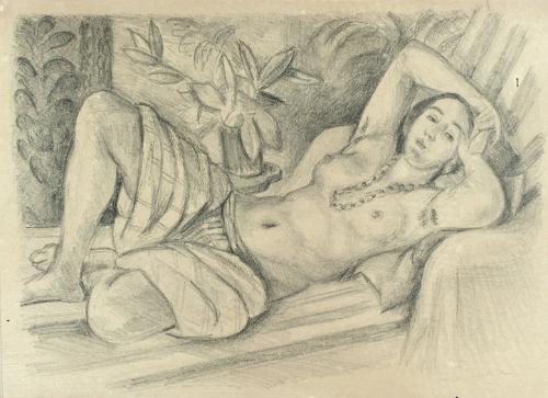 Odalisque with Magnolia (Odalisque au Magnolia)