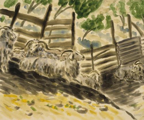 Goats in the Shade
