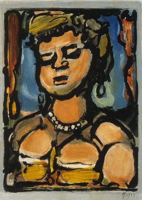 Courtisan with Closed Eyes (Courtisane aux Yeux Baissés) – Works –  Collections at SBMA | Santa Barbara Museum of Art