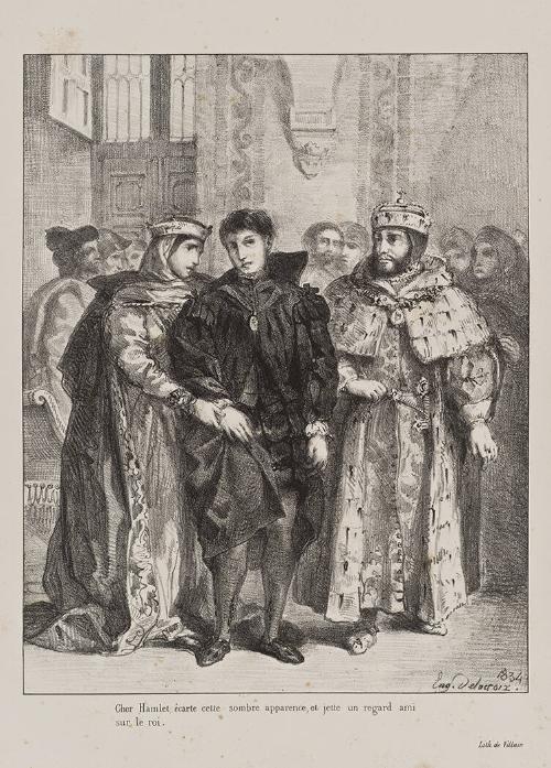 The Queen Tries to Console Hamlet (act 1, sc. 2)