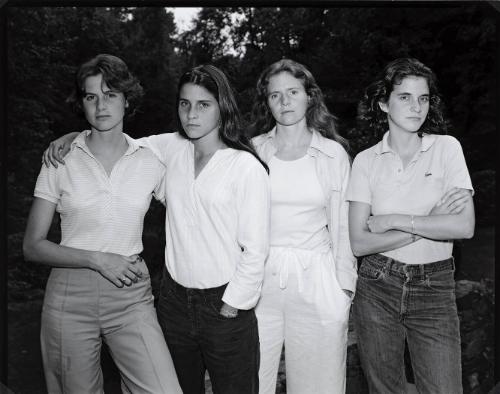 Heather Brown McCann, Mimi Brown, Bebe Brown Nixon, Laurie Brown, New Canaan, CT